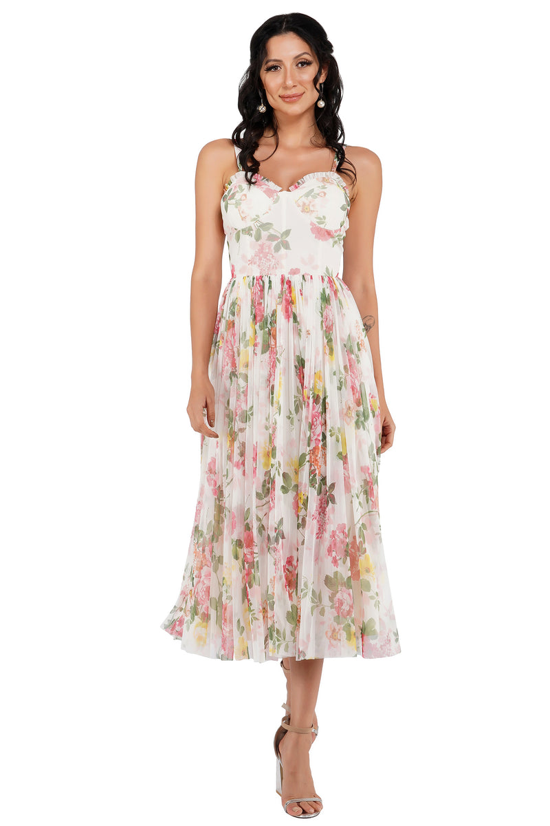floral corset dress