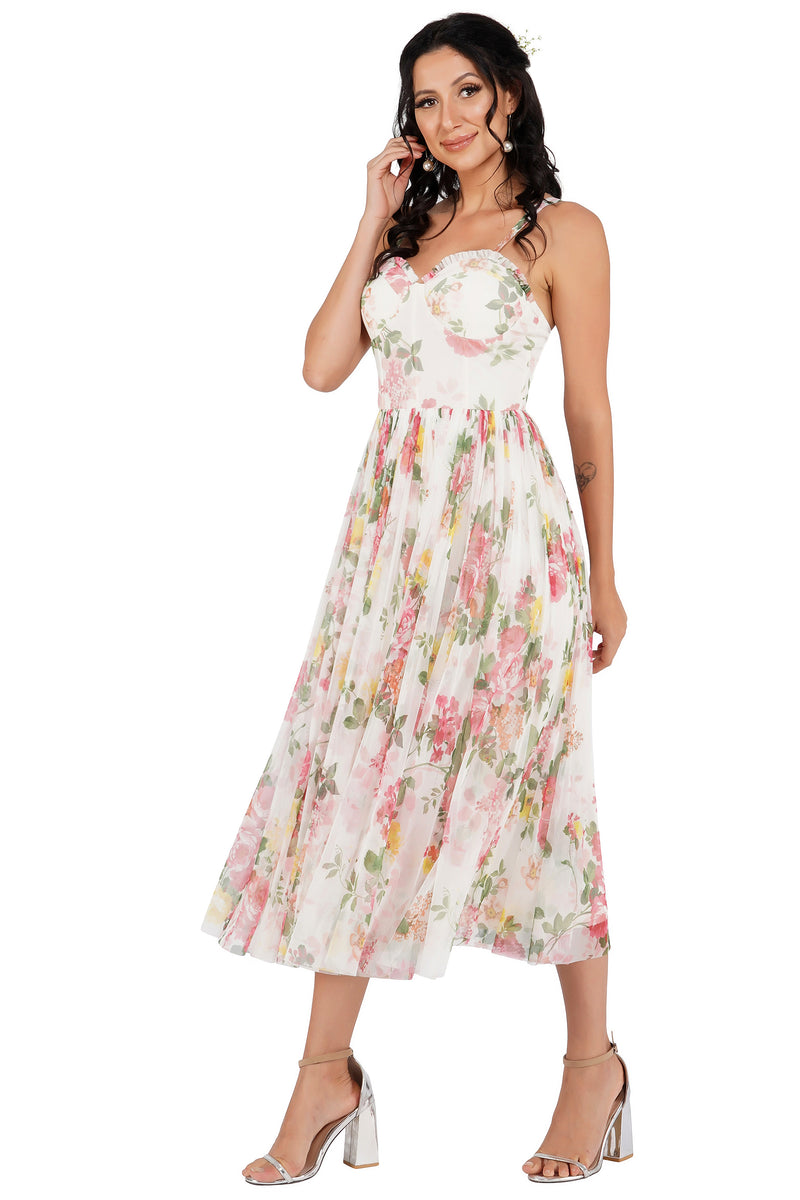 floral corset dress