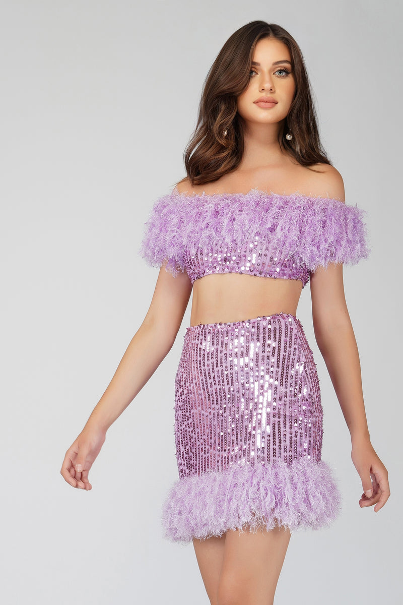 sequin-lilac-purple-feather-top