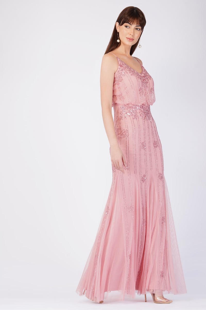 pink bridesmaid dress