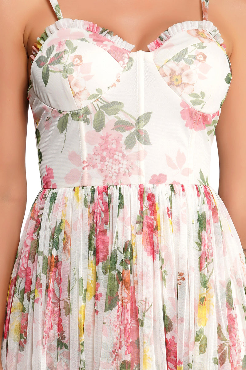 floral corset dress