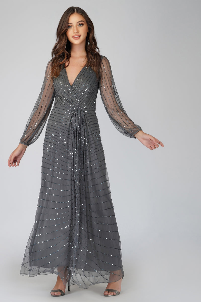 Cheap grey bridesmaid outlet dresses