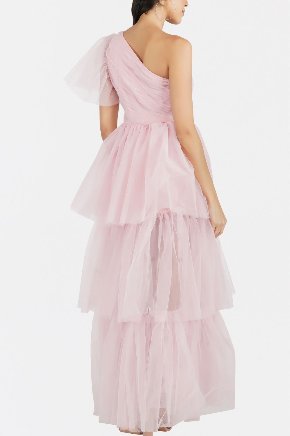Rowena Mesh Maxi in Soft Pink