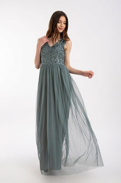 teal bridesmaid dress