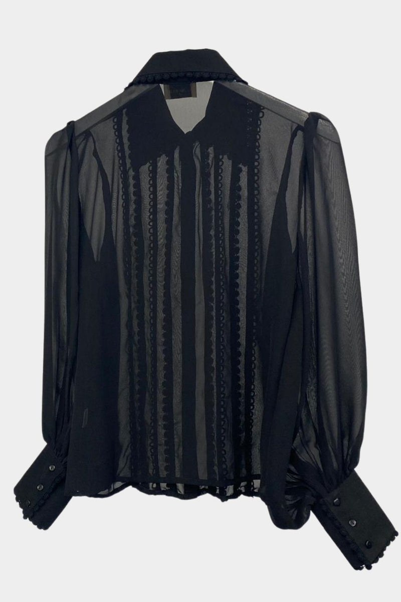 Raquesh Pretty Black Blouse