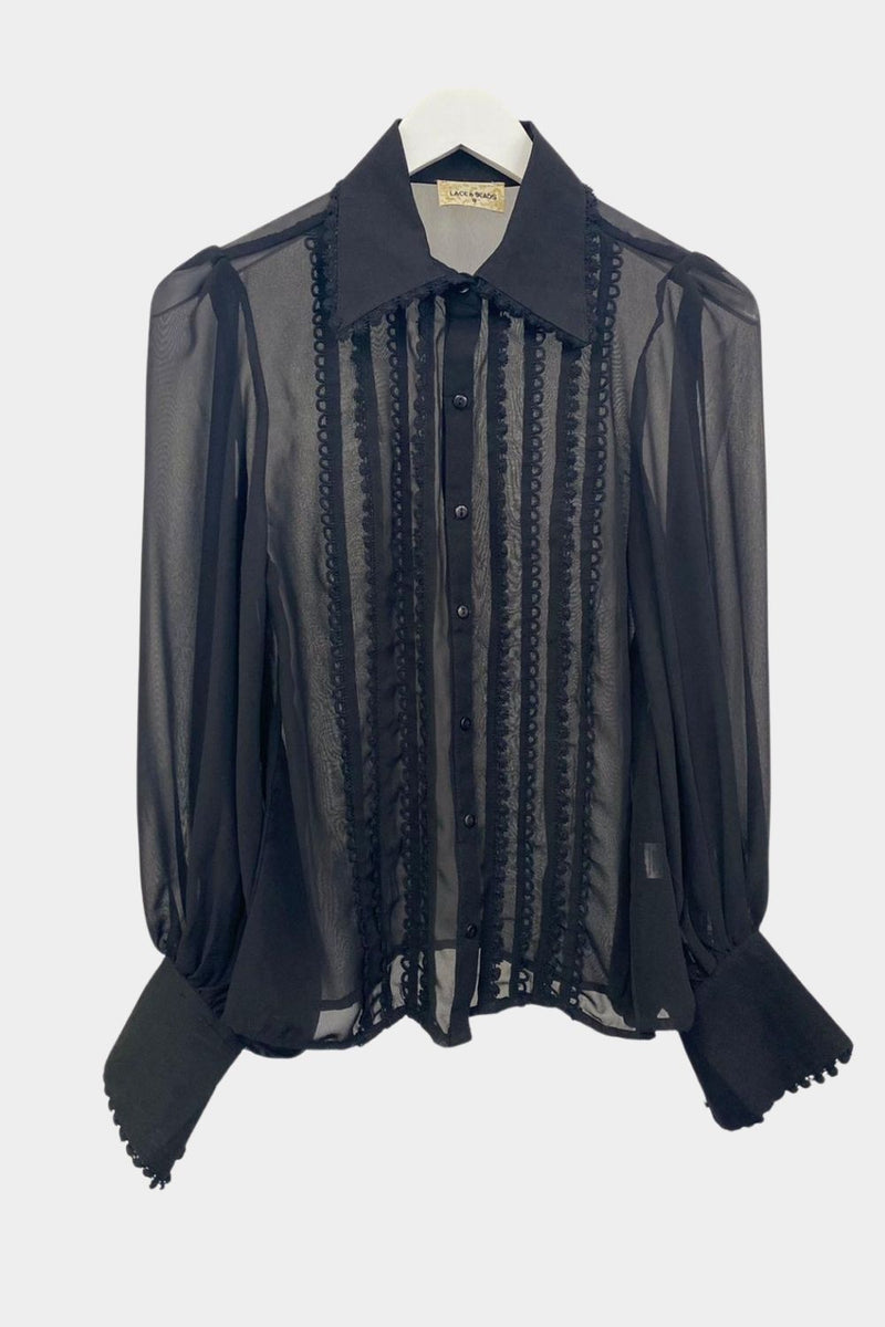 Raquesh Pretty Black Blouse
