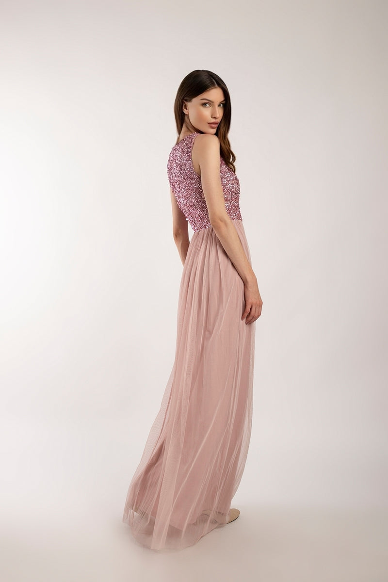 pink bridesmaid dress