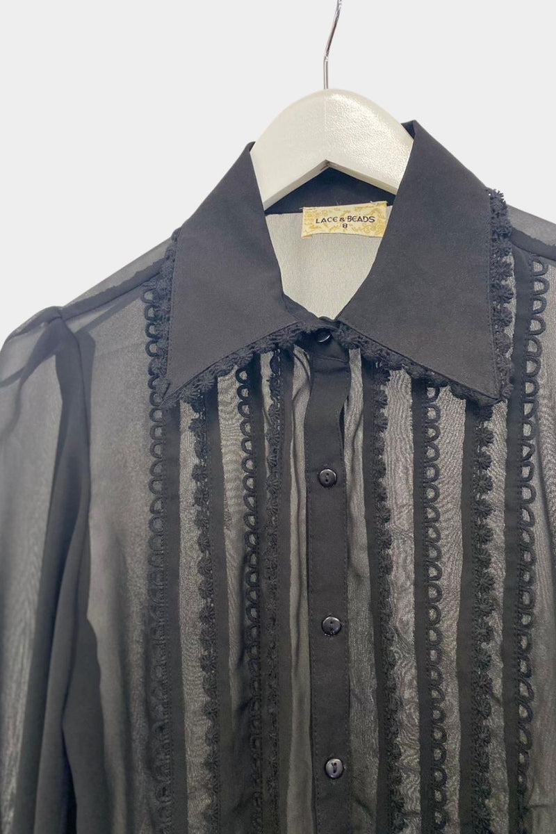 Raquesh Pretty Black Blouse