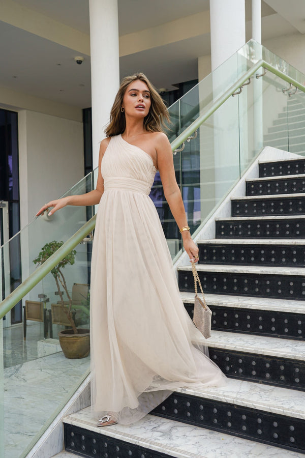 Pink Bridesmaid Dresses Light Dusty Blush Pink Lace Beads