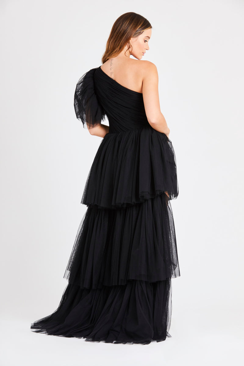 Rowan One Shoulder Tulle Gown