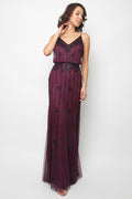 Keeva Burgundy Bridesmaid Maxi Dress