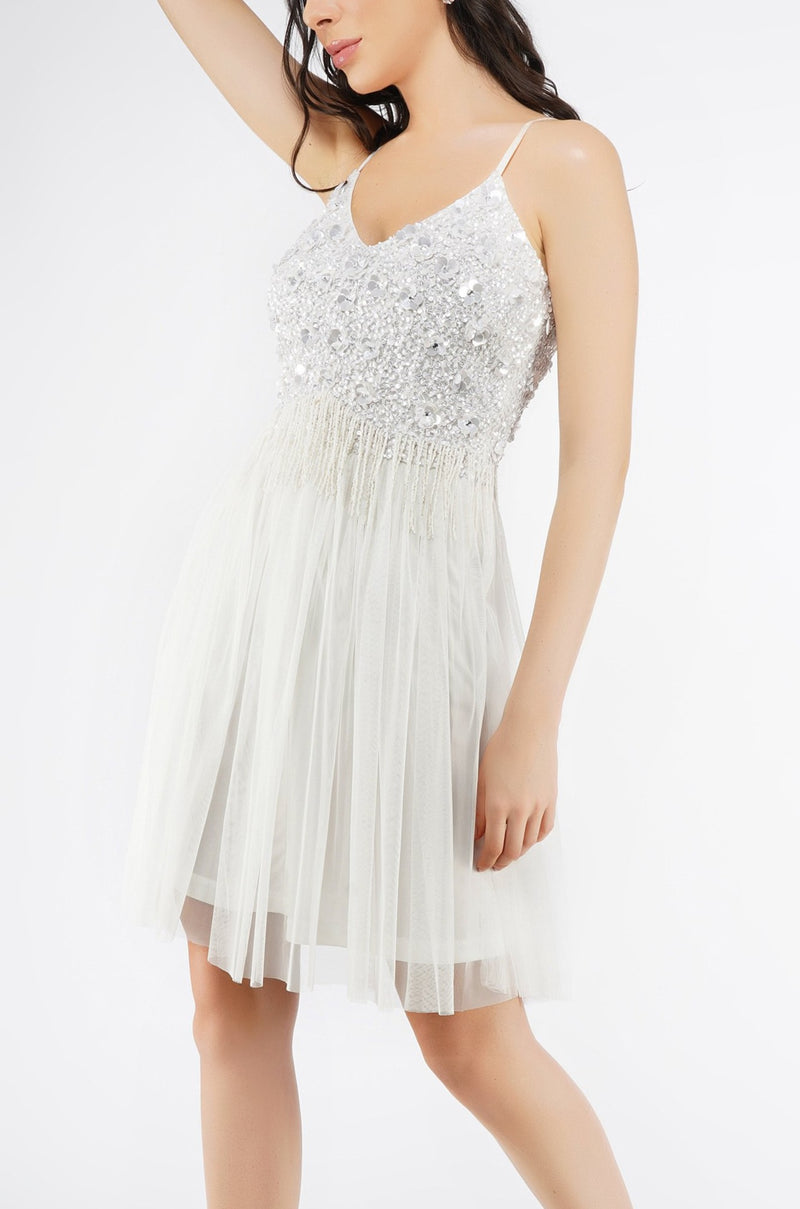 Riri midi lace and sales beads