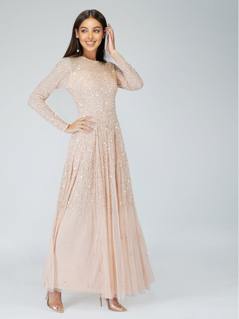 Maxi sundress with sleeves hotsell