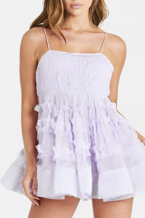 Bethan Tulle Mini in Lilac